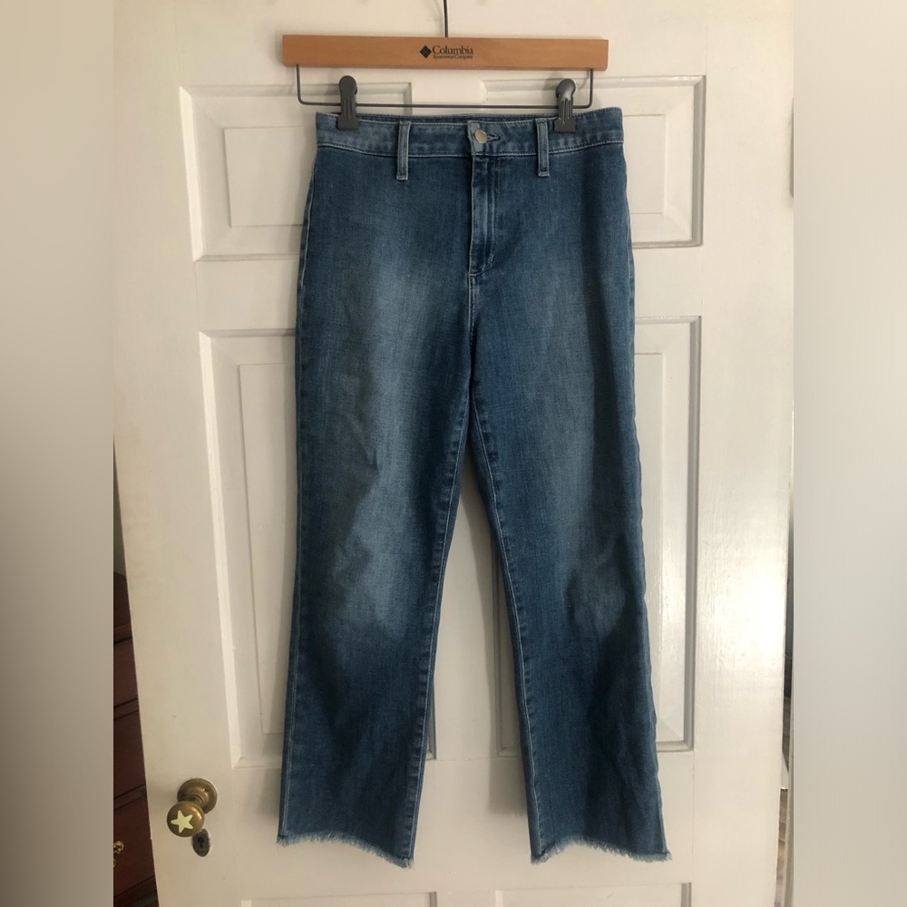 Joe's Jeans Straight Leg Denim in Medium Blue Wash